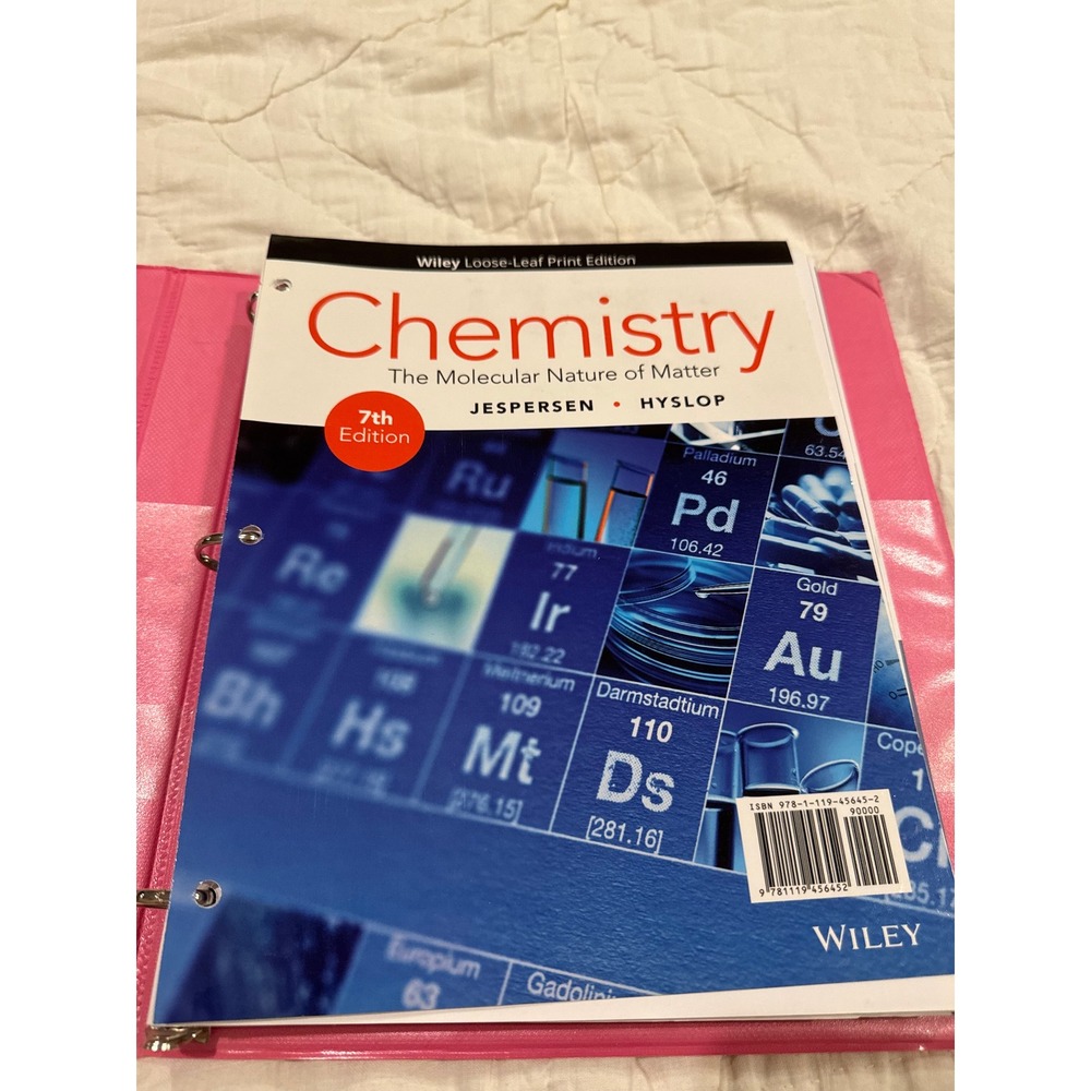 Chemistry The Molecular Nature of Matter 7th Edition Jespersen‎ Hyslop Wiley